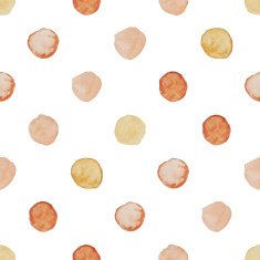 Watercolour polka dot seamless pattern N21