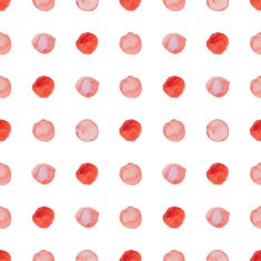 Watercolour polka dot seamless pattern N23