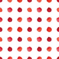 Watercolour polka dot seamless pattern N25