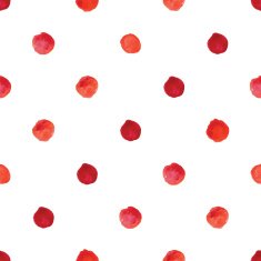 Watercolour polka dot seamless pattern N26