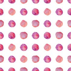 Watercolour polka dot seamless pattern N27