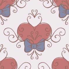 Wedding collection Seamless background Vector illustration N2