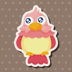 bird cartoon theme elements N41