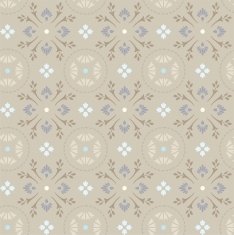 Pattern of cornflowers in circles gray