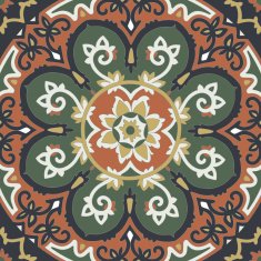 Ornamental seamless ethnicity pattern