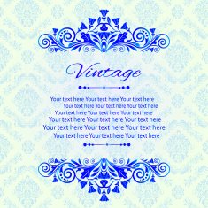 vintage background vector1