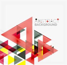 Abstract geometric background Modern overlapping triangles N617