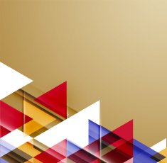 Abstract geometric background Modern overlapping triangles N634