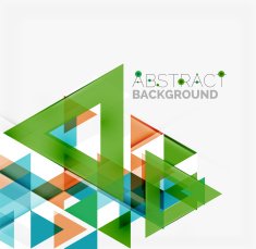Abstract geometric background Modern overlapping triangles N636