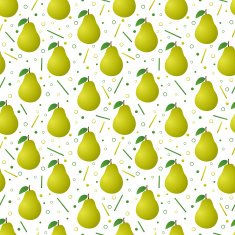 Pears seamless pattern
