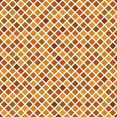 Autumn mosaic seamless pattern