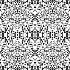Openwork seamless pattern N2