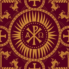 Classic orthodox seamless pattern N2