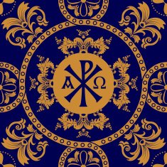 Classic orthodox seamless pattern N5
