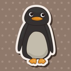 animal penguin cartoon theme elements N13