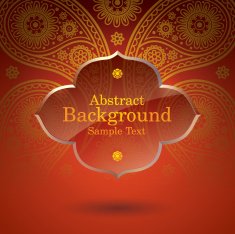 Asian tradition art pattern cover design N4