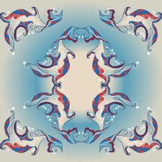 asian ornament N19