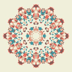 Circular geometric background N23