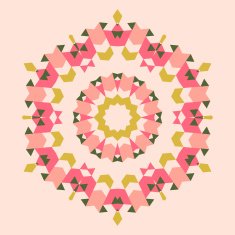 Circular geometric background N24