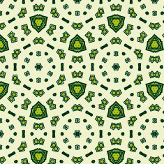 Lace floral ethnic ornament seamless pattern N29
