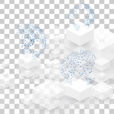 Vector background abstract squares N4