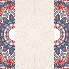 Floral oriental pattern N35