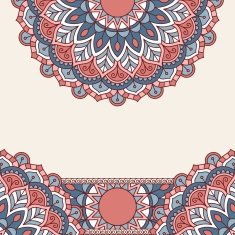 Floral oriental pattern N37