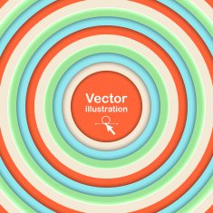 Abstract geomertic background Soft colors circles
