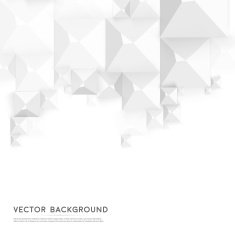 Vector Abstract geometric shape from gray cubes N70
