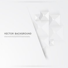 Vector Abstract geometric shape from gray cubes N71