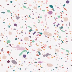 bright spots of paint seamless pattern