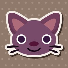 animal cat cartoon theme elements N27