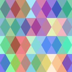 Abstract seamless pattern with colored rhombus Vector N2