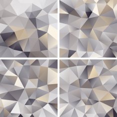 Set of Abstract Triangle Backgrounds N3