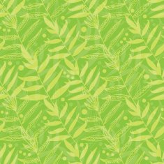 Vector green leaves seamless pattern background