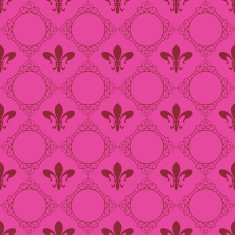 Seamless Pattern Vintage Pink N17