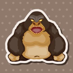 animal cartoon theme elements N134