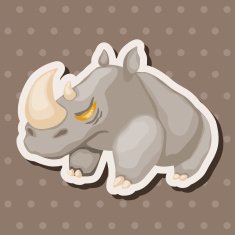 animal cartoon theme elements N139