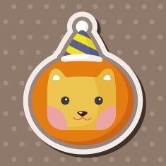 animal lion cartoon theme elements N20