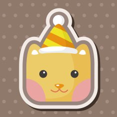 animal cat cartoon theme elements N28