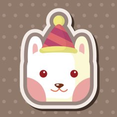 animal dog cartoon theme elements N47