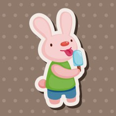 animal summer cartoon theme elements N52