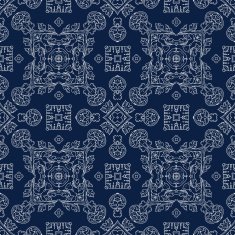 Abstract vintage geometric pattern seamless background N6