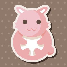 animal rabbit cartoon theme elements N53