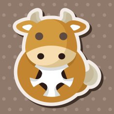 animal rattle cartoon theme elements N6