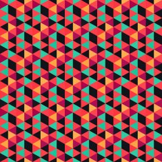 Seamless geometric triangles background Mosaic N4
