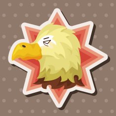 animal eagle cartoon theme elements N3