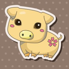 animal cartoon theme elements N142