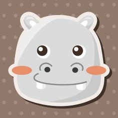 animal cartoon theme elements N152