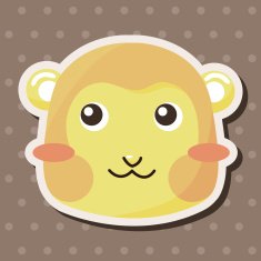 animal cartoon theme elements N154